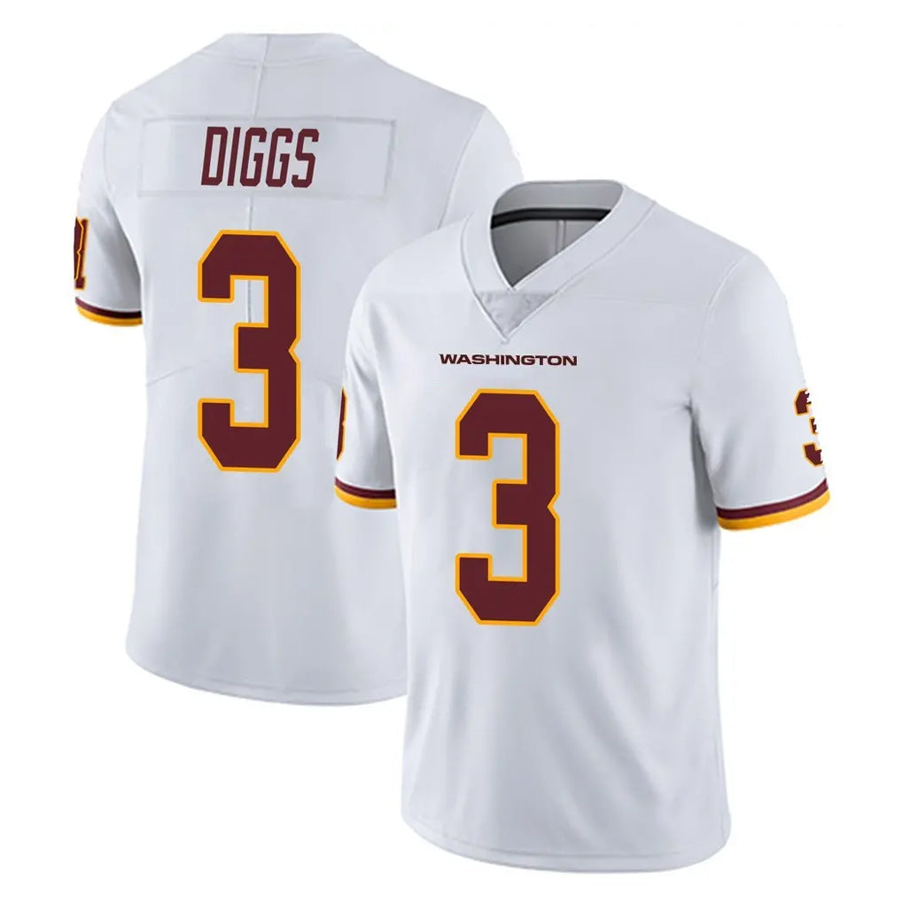 STECN W.Commanders #3 Stefon Diggs Player White Limited Vapor Untouchable Home Game Stitched Jerseys