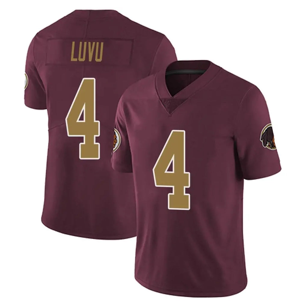 STECN W.Commanders #4 Frankie Luvu Player Burgundy Alternate Vapor Untouchable Home Game Stitched Jerseys