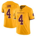 STECN W.Commanders #4 Frankie Luvu Player Gold Vapor Limited Stitched Jerseys