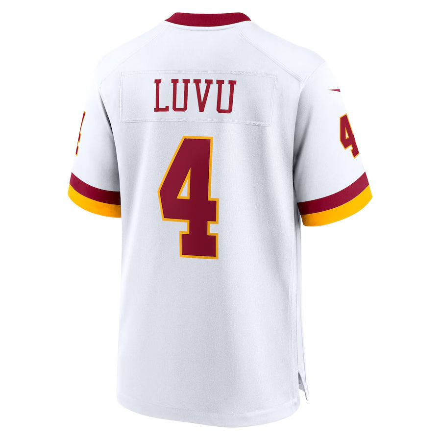 STECN W.Commanders #4 Frankie Luvu Player White Game Football Jerseys