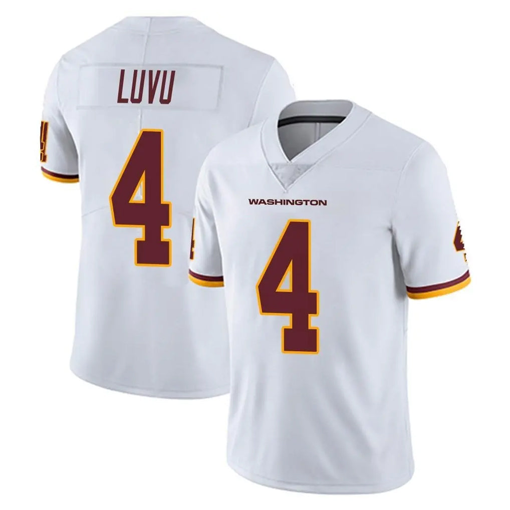 STECN W.Commanders #4 Frankie Luvu Player White Limited Vapor Untouchable Home Game Stitched Jerseys