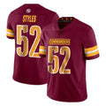 STECN W.Commanders #52 Sonny Styles Player Burgundy Limited Vapor Home Game Stitched Jerseys