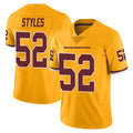 STECN W.Commanders #52 Sonny Styles Player Gold Limited Color Rush Home Game Stitched Jerseys