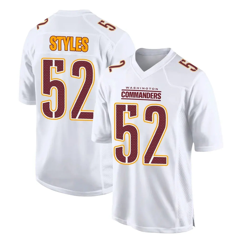 STECN W.Commanders #52 Sonny Styles Player White Tundra Fashion Home Game Stitched Jerseys