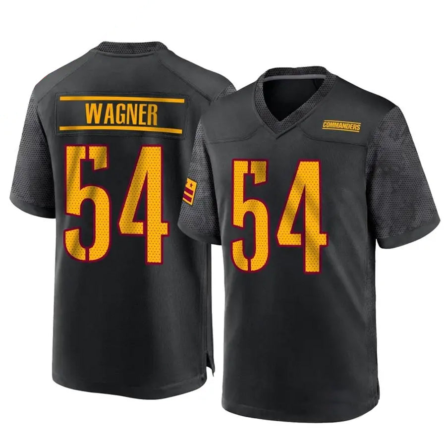 STECN W.Commanders #54 Bobby Wagner Player Black Home Game Stitched Jerseys