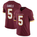 STECN W.Commanders #5 Jayden Daniels Player Burgundy Vapor Limited Stitched Jerseys