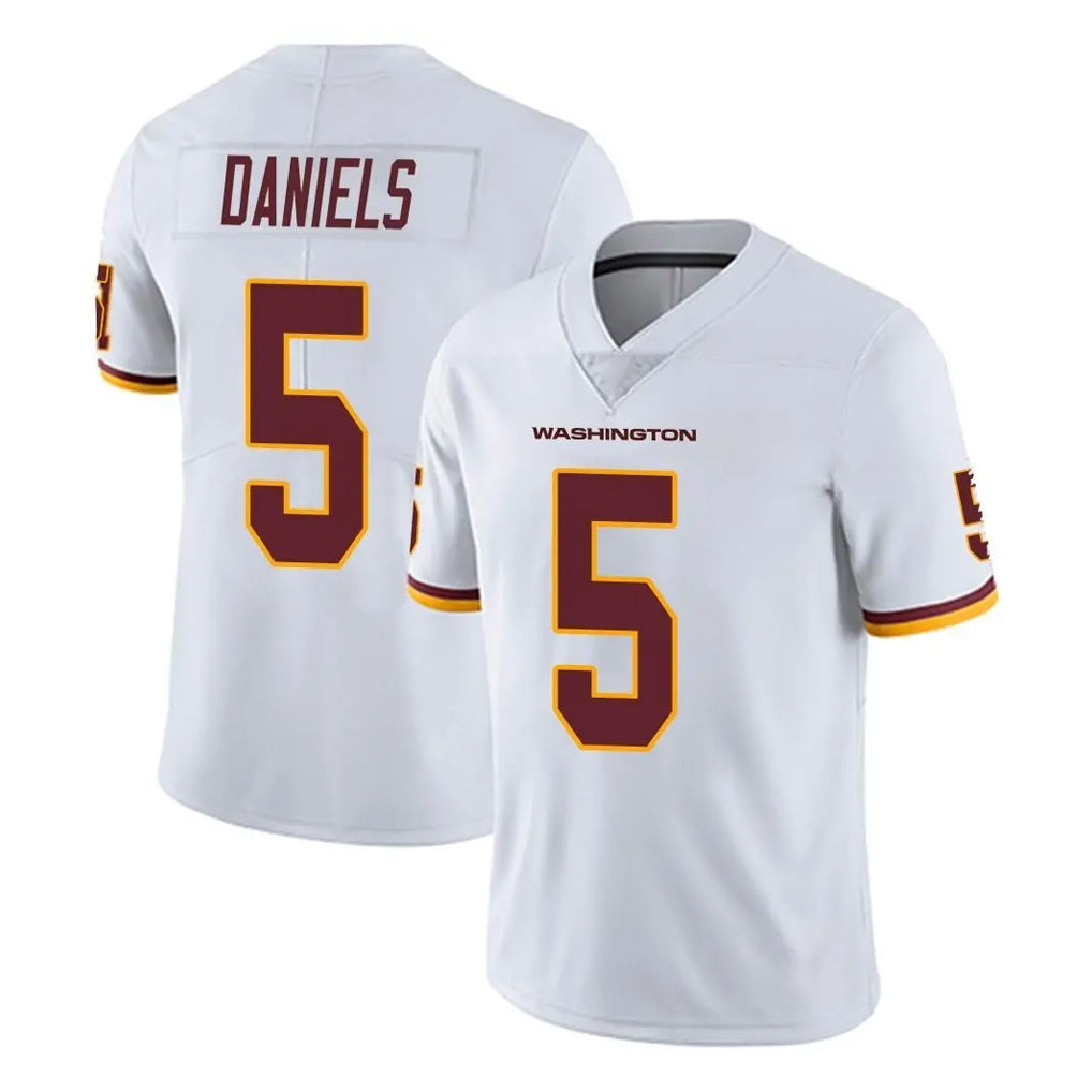 STECN W.Commanders #5 Jayden Daniels Player White Limited Vapor Untouchable Home Game Stitched Jerseys