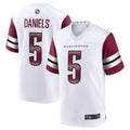 STECN W.Commanders #5 Jayden Daniels White 2024 Draft First Round Pick Player Game Stitched Jerseys