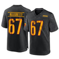 STECN W.Commanders #67 Nick Allegretti Player Black Home Game Stitched Jerseys
