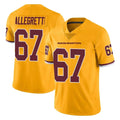 STECN W.Commanders #67 Nick Allegretti Player Gold Limited Color Rush Home Game Stitched Jerseys
