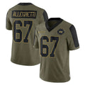 STECN W.Commanders #67 Nick Allegretti Player Olive Salute To Service Limited Game Stitched Jerseys