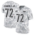 STECN W.Commanders #72 Josh Conerly Jr. Player Arctic Camo Limited Salute To Service Home Game Stitched Jerseys