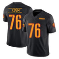 STECN W.Commanders #76 Sam Cosmi Player Black Limited Vapor F.U.S.E. Home Game Stitched Jerseys