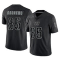 STECN W.Commanders #85 Chig Okonkwo Player Black Limited Reflective Home Game Stitched Jerseys