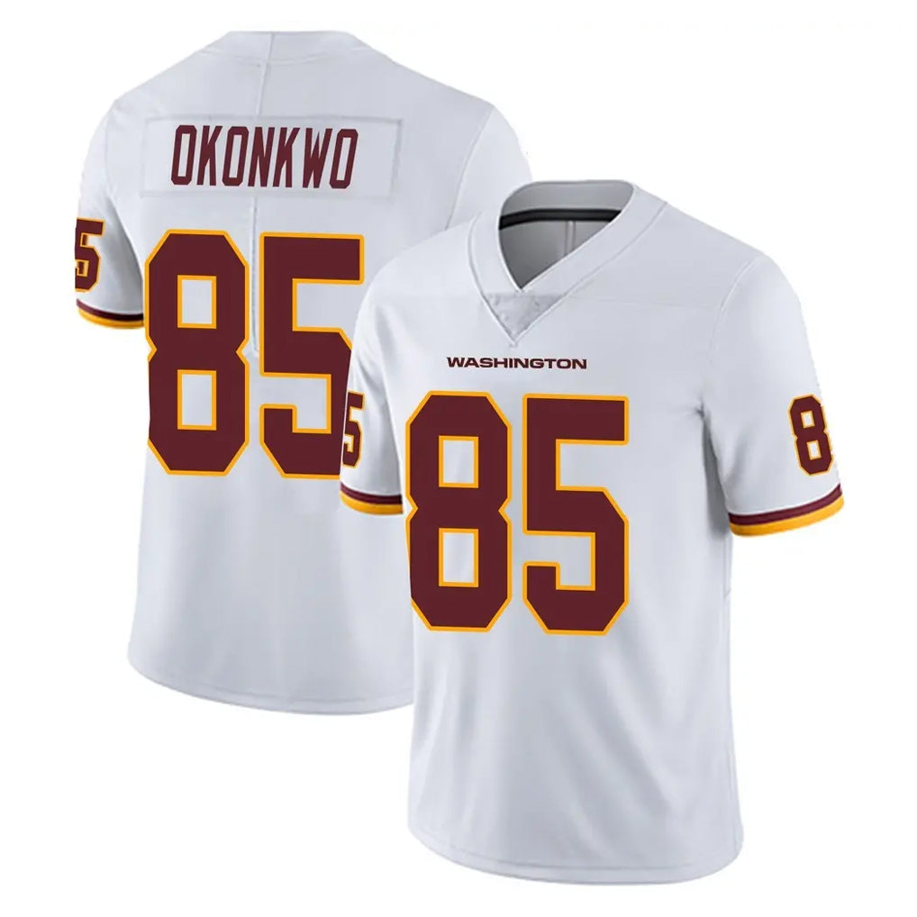 STECN W.Commanders #85 Chig Okonkwo Player White Limited Vapor Untouchable Home Game Stitched Jerseys