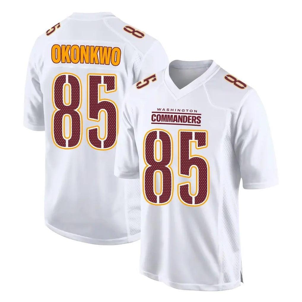 STECN W.Commanders #85 Chig Okonkwo Player White Tundra Fashion Home Game Stitched Jerseys