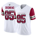 STECN W.Commanders #85 Chig Okonkwo Player White Vapor F.U.S.E. Limited Home Game Stitched Jerseys