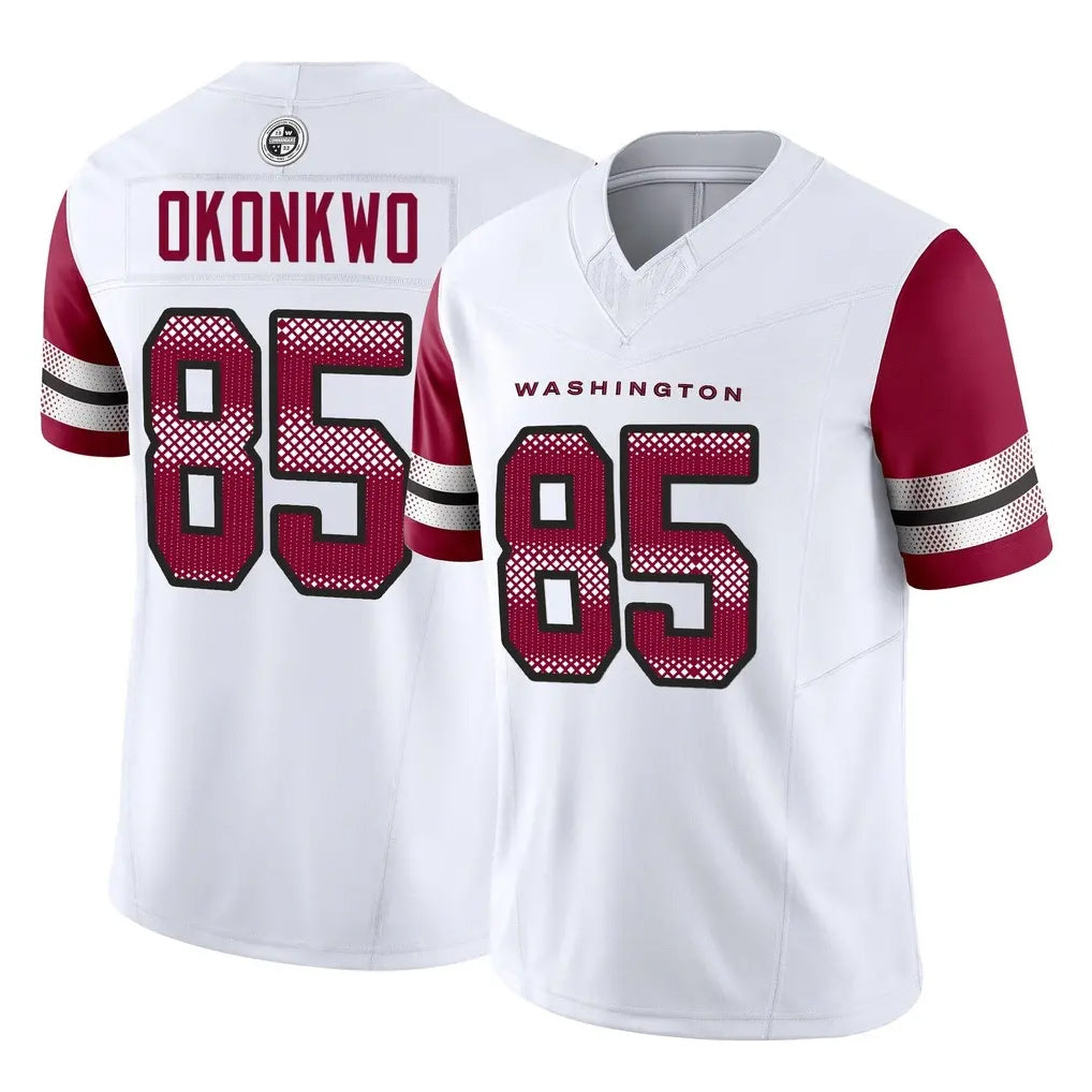 STECN W.Commanders #85 Chig Okonkwo Player White Vapor F.U.S.E. Limited Home Game Stitched Jerseys