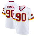 STECN W.Commanders #90 Charles Omenihu Player White Home Game Stitched Jerseys
