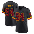 STECN W.Commanders #94 Daron Payne Player Black Limited Home Game Stitched Jerseys