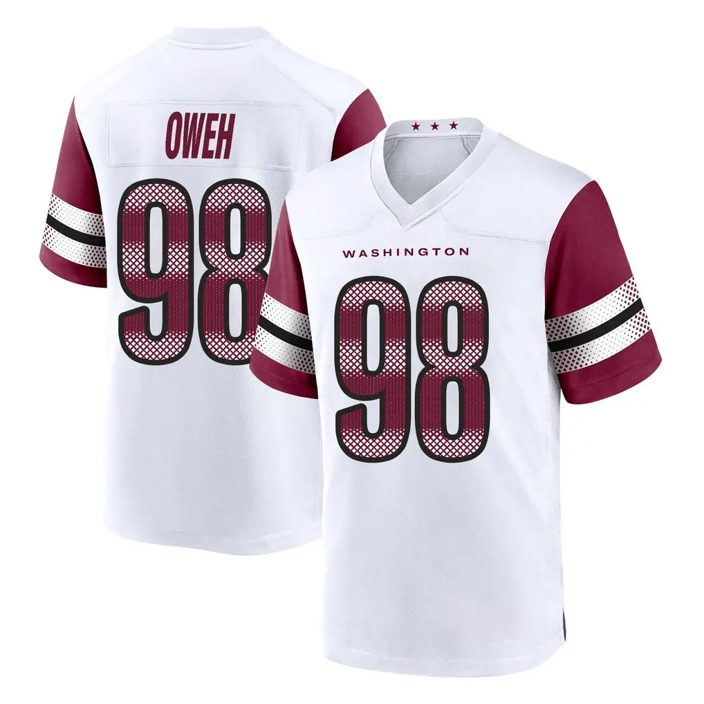 STECN W.Commanders #98 Odafe Oweh Player White Game Home Stitched Jerseys