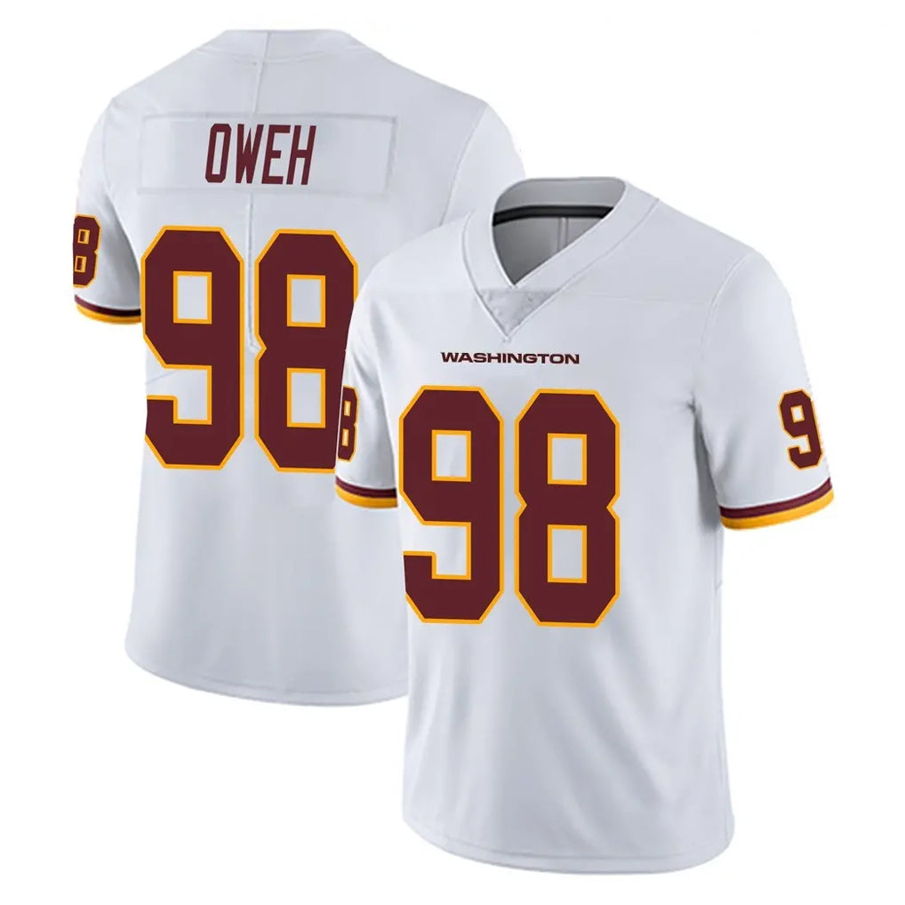STECN W.Commanders #98 Odafe Oweh Player White Limited Vapor Untouchable Home Game Stitched Jerseys