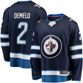 STECN W.Jets #2 Dylan DeMelo Navy Breakaway Player Jerseys
