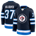 STECN W.Jets #37 Connor Hellebuyck Navy Home Premium Jerseys