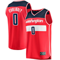 STECN W.Wizards #0 Bilal Coulibaly Red Fast Break Replica Jerseys - Icon Edition