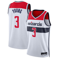 STECN W.Wizards #3 Trae Young White Swingman Jerseys - Association Edition
