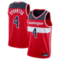 STECN W.Wizards #4 AJ Dybantsa Red 2026 Draft Swingman Jerseys - Icon Edition