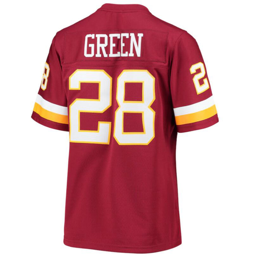 STECN Washington Football Team #28 Darrell Green Burgundy Legacy Replica Player American Stitched Jerseys