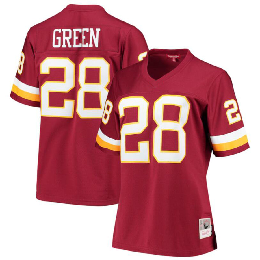 STECN Washington Football Team #28 Darrell Green Burgundy Legacy Replica Player American Stitched Jersey
