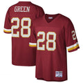 STECN Washington Football Team #28 Darrell Green Mitchell & Ness Burgundy Legacy Replica Stitched Jersey