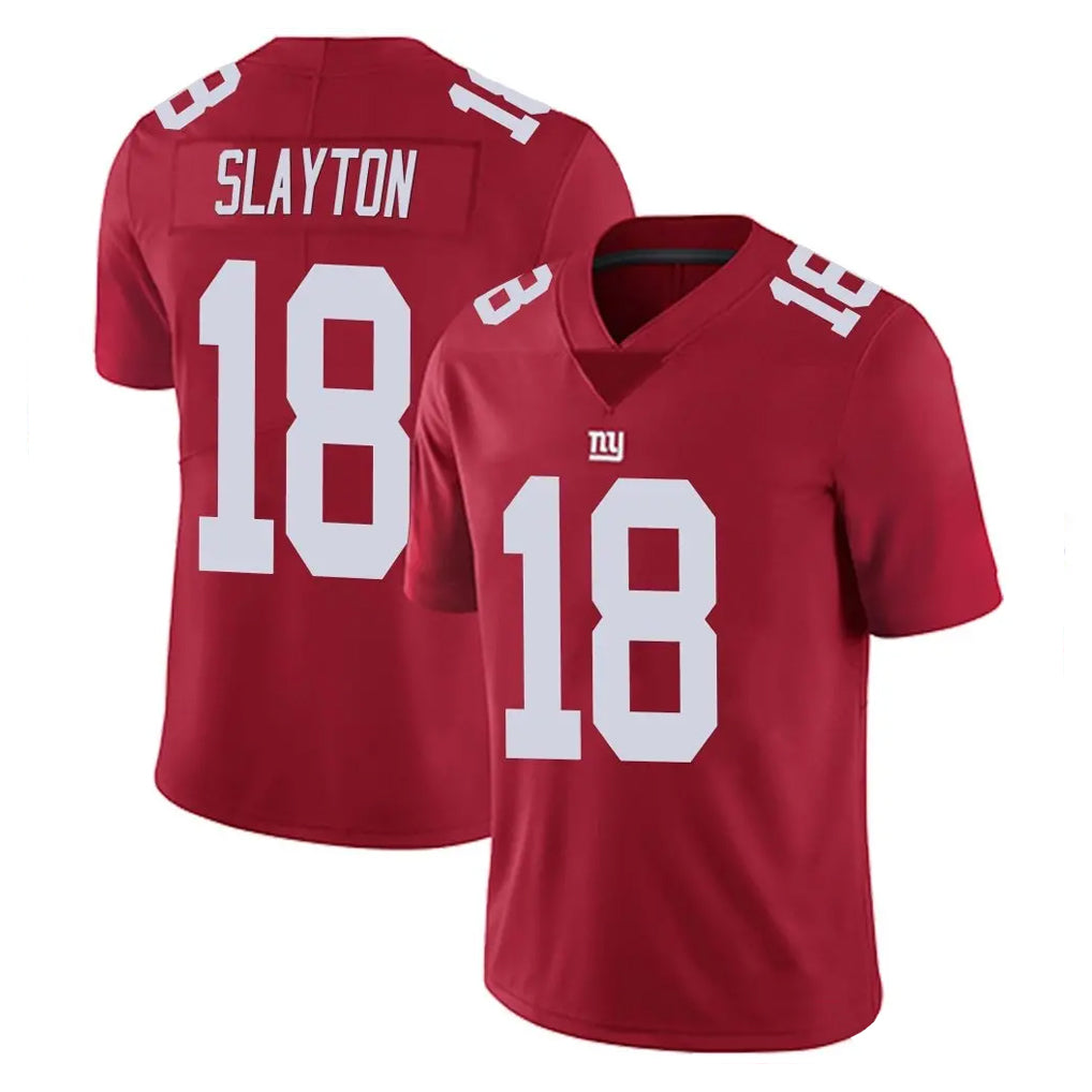NY.Giants #18 Darius Slayton Player Red Limited Vapor Untouchable Home Game STECN Stitched Jerseys