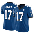 IN.Colts #17 Daniel Jones Player Royal Limited Indiana Nights Alternate Vapor F.U.S.E. Home Game STECN Stitched Jerseys