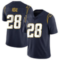 LA.Chargers #28 Kimani Vidal Player Navy Limited Vapor Untouchable Home Game STECN Stitched Jerseys
