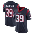H.Texans #39 Henry To'oTo'o Player Navy Limited Vapor Untouchable Home Game STECN Stitched Jerseys