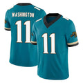 J.Jaguars #11 Parker Washington Player Teal Prowler Throwback Vapor F.U.S.E. Limited Home Game STECN Stitched Jerseys