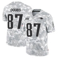 NE.Patriots #87 Romeo Doubs Player Arctic Camo Salute To Service Limited Game STECN Stitched Jerseys
