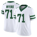 NY.Jets #71 Josh Myers Player White Legacy Limited Vapor F.U.S.E. Home Game STECN Stitched Jerseys