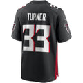 STECN A.Falcons #33 Michael Turner Black Game Retired Player Jersey
