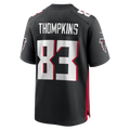 STECN A.Falcons #83 Deven Thompkins Black Team Game Jersey