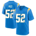 LA.Chargers #52 Khalil Mack Player Blue Home Game STECN Stitched Jerseys