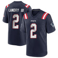 NE.Patriots #2 Harold Landry III Player Navy Home Game STECN Stitched Jerseys