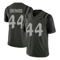 NY.Jets #44 Jamien Sherwood Player Green Limited 2025 Rivalries Collection Home Game STECN Stitched Jerseys