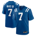 IN.Colts #7 Charvarius Ward Sr. Player Royal Home Game STECN Stitched Jerseys
