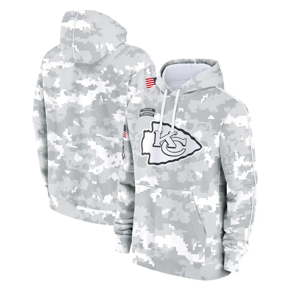 KC.Chiefs ## Chiefs Blank Player Arctic Camo Salute to Service Hoodies Limited Game STECNa Stitched Jerseys