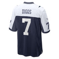 STECN D.Cowboys #7 Trevon Diggs Navy Alternate Game Team Jersey