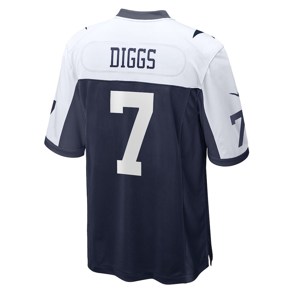 STECN D.Cowboys #7 Trevon Diggs Navy Alternate Game Team Jersey